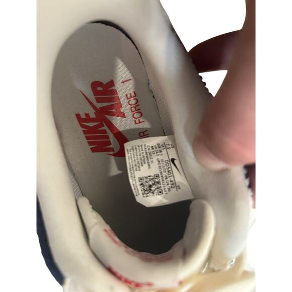 Nike Air Force 1 Low Sashiko Blue DD5401-492 Women’s 7.5 – See Pics Flawless - Picture 5 of 7